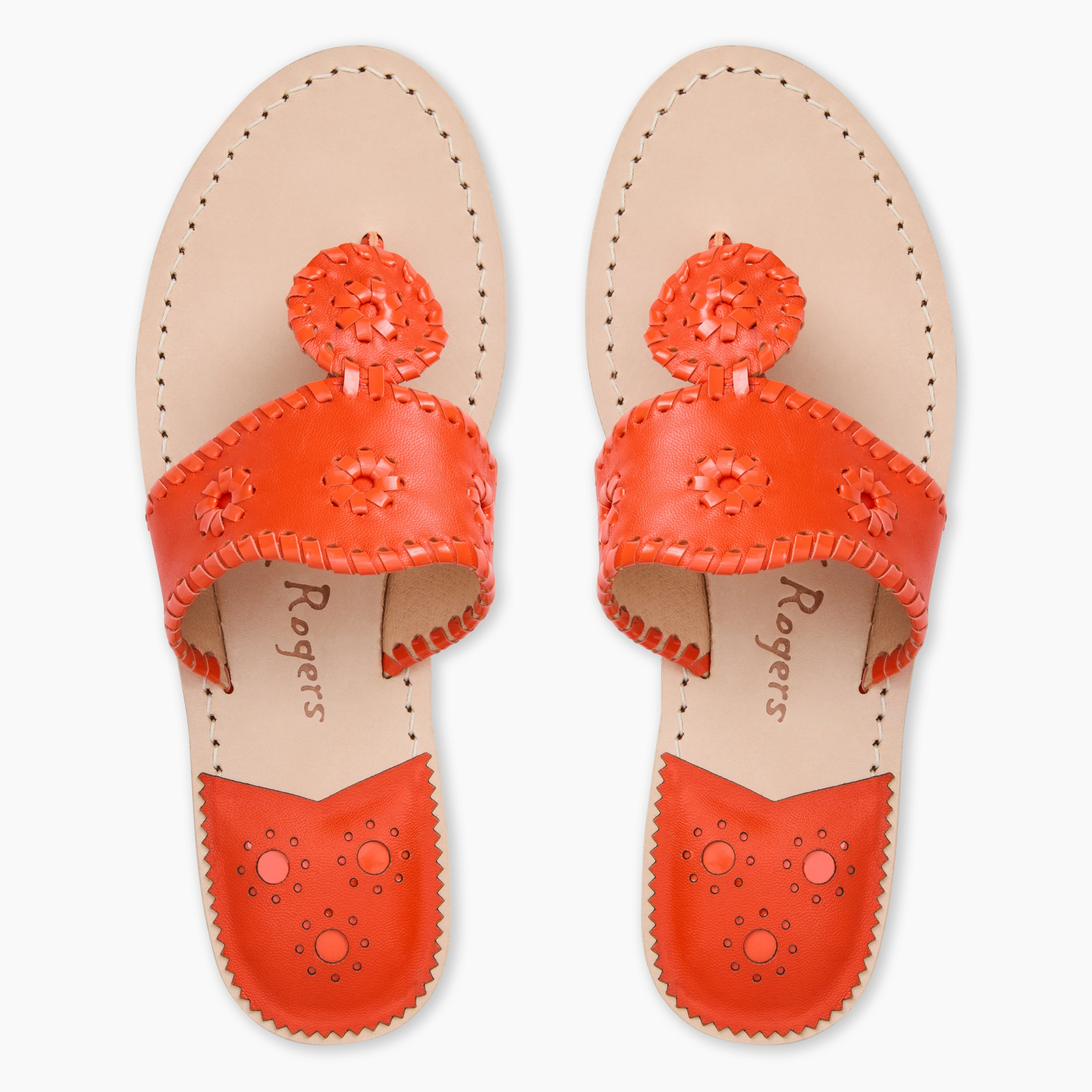 Jacks Leather Flat Sandal Comfy Sandals for Travel