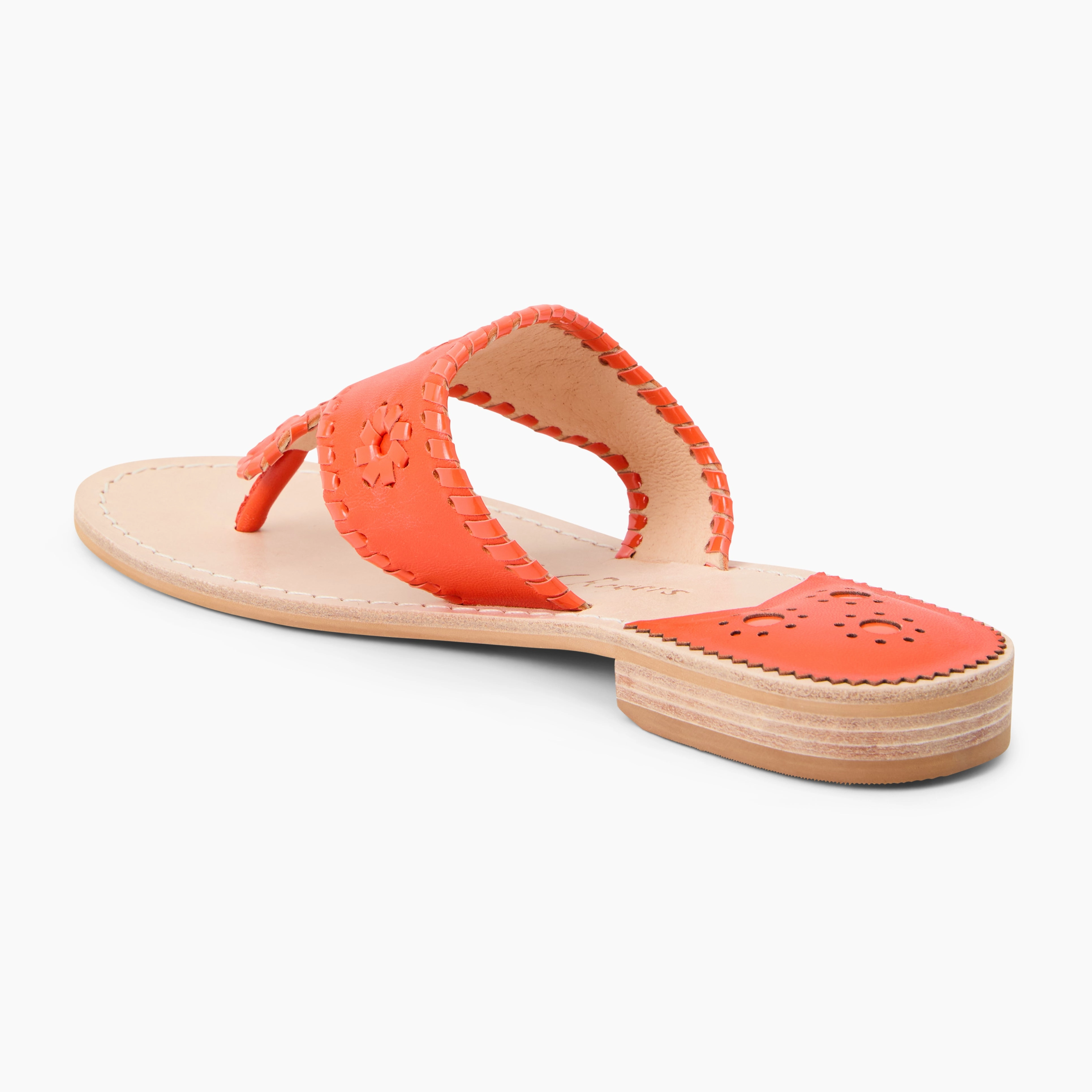 Comfortable Lightweight Footwear Jacks Leather Flat Sandal