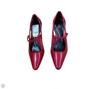 Shoes Heels Kitten By Clothes Mentor In Red, Size: 6