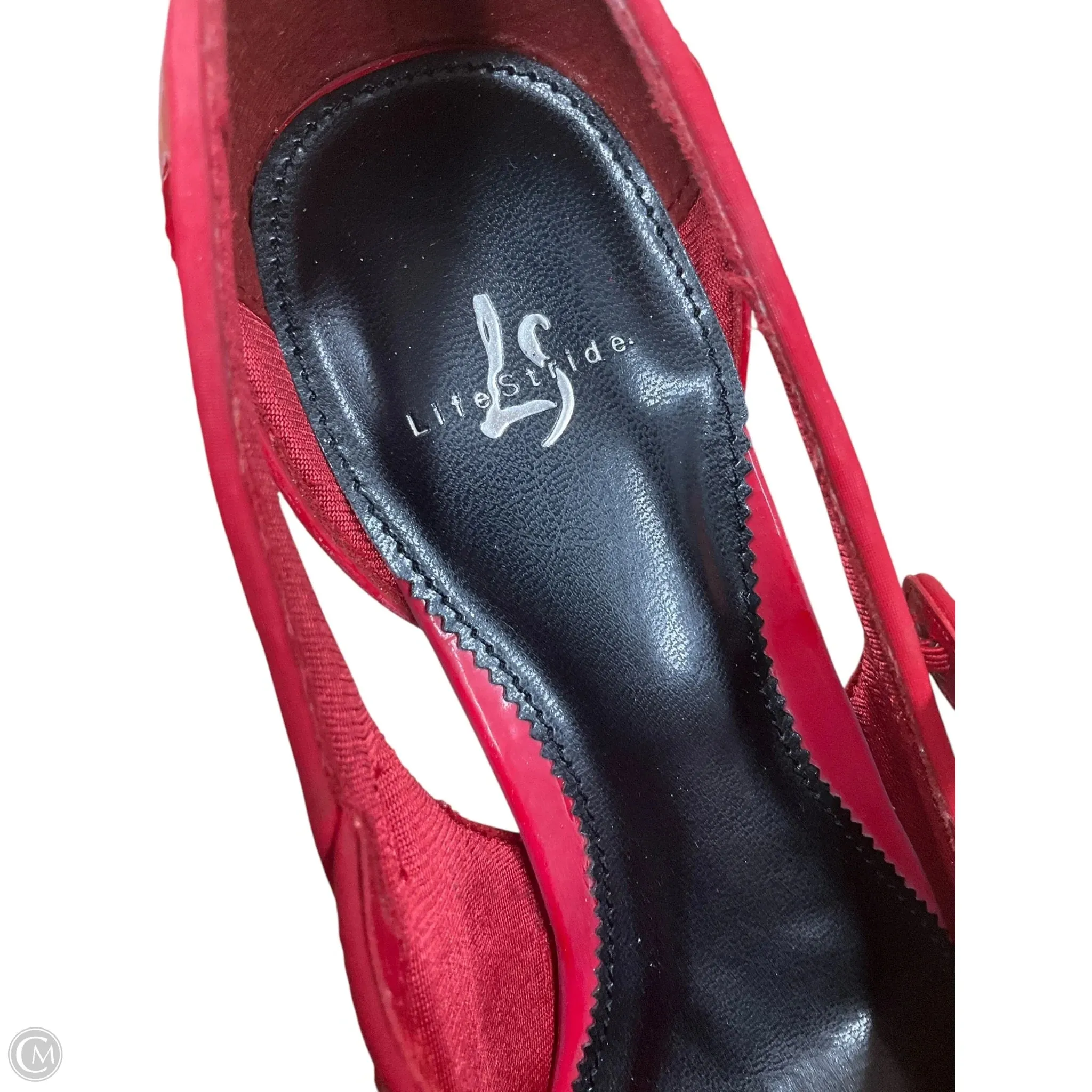 Shoes Heels Kitten By Clothes Mentor In Red, Size: 6