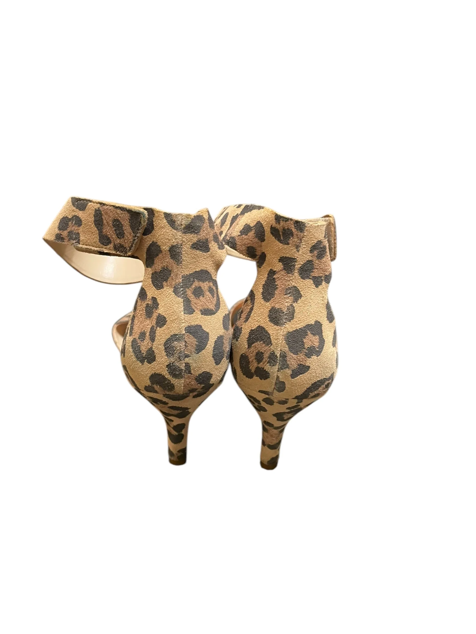Shoes Heels Kitten By Vince Camuto In Animal Print, Size: 10