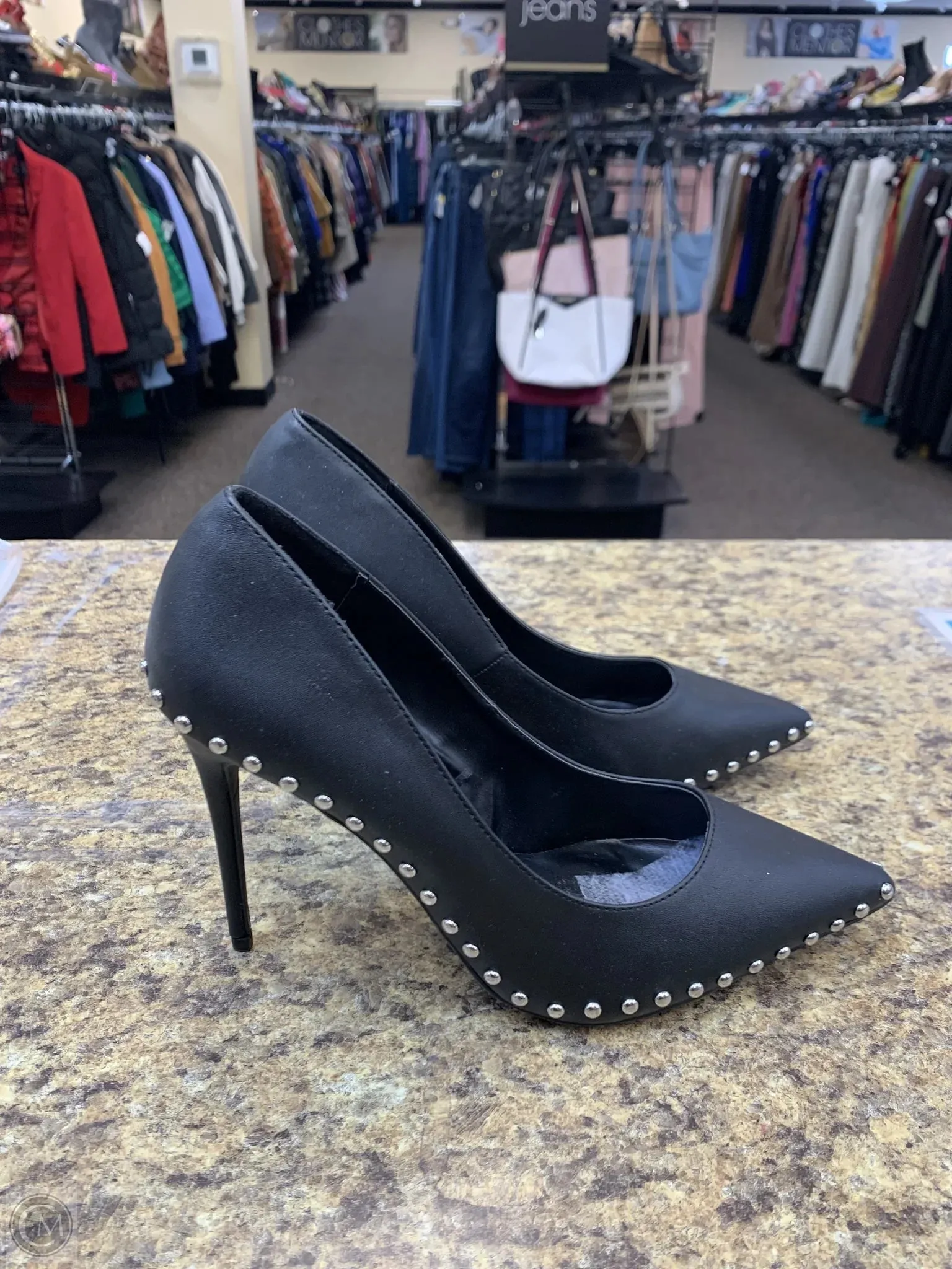 Shoes Heels Kitten By Wild Diva In Black, Size: 11