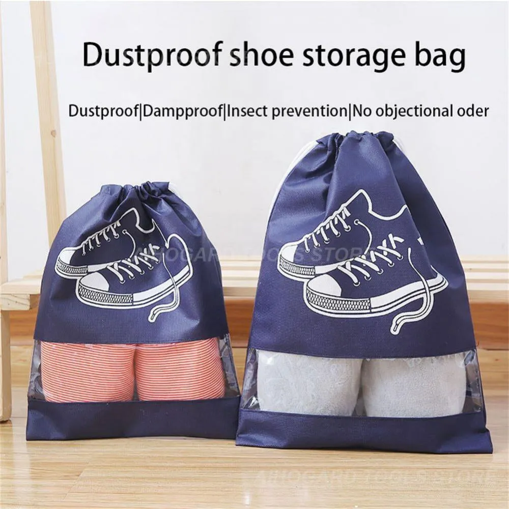 Shoes Storage Bag Multi Size Household Organizer Closet Organizer Bundle Pocket Travel Portable Bag Drawstring Bag Organizer