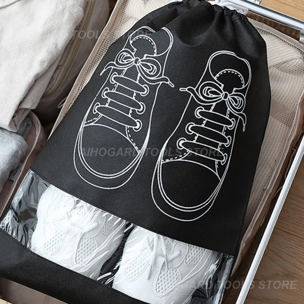 Shoes Storage Bag Multi Size Household Organizer Closet Organizer Bundle Pocket Travel Portable Bag Drawstring Bag Organizer