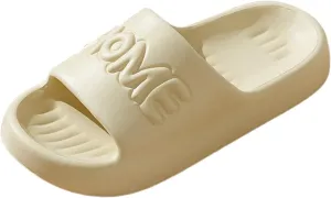 Shower Sandals Ultra Comfort Non-Slip Shower Sandals Indoor and Outdoor Non Slip Quick Drying Cloud Slides for Women with Arch Support