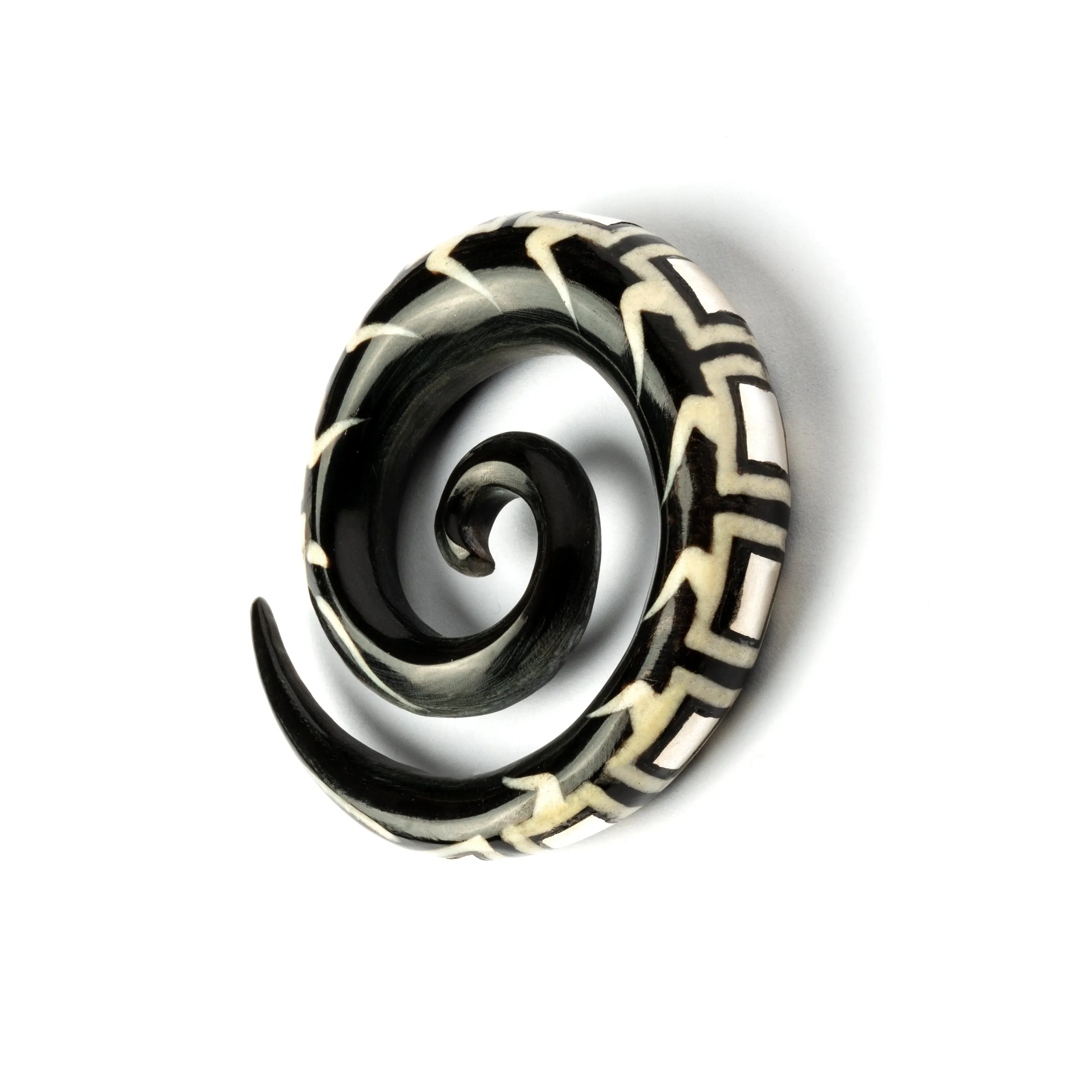 Silver Centipede Spiral Gauges