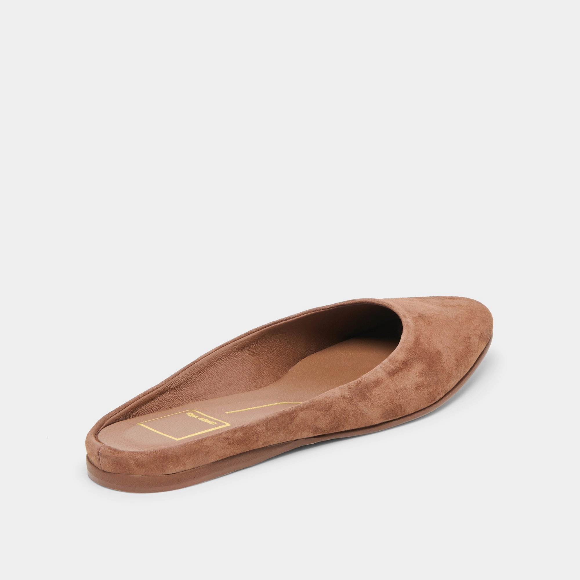 EILA FLATS DK BROWN SUEDE Flexible Shank