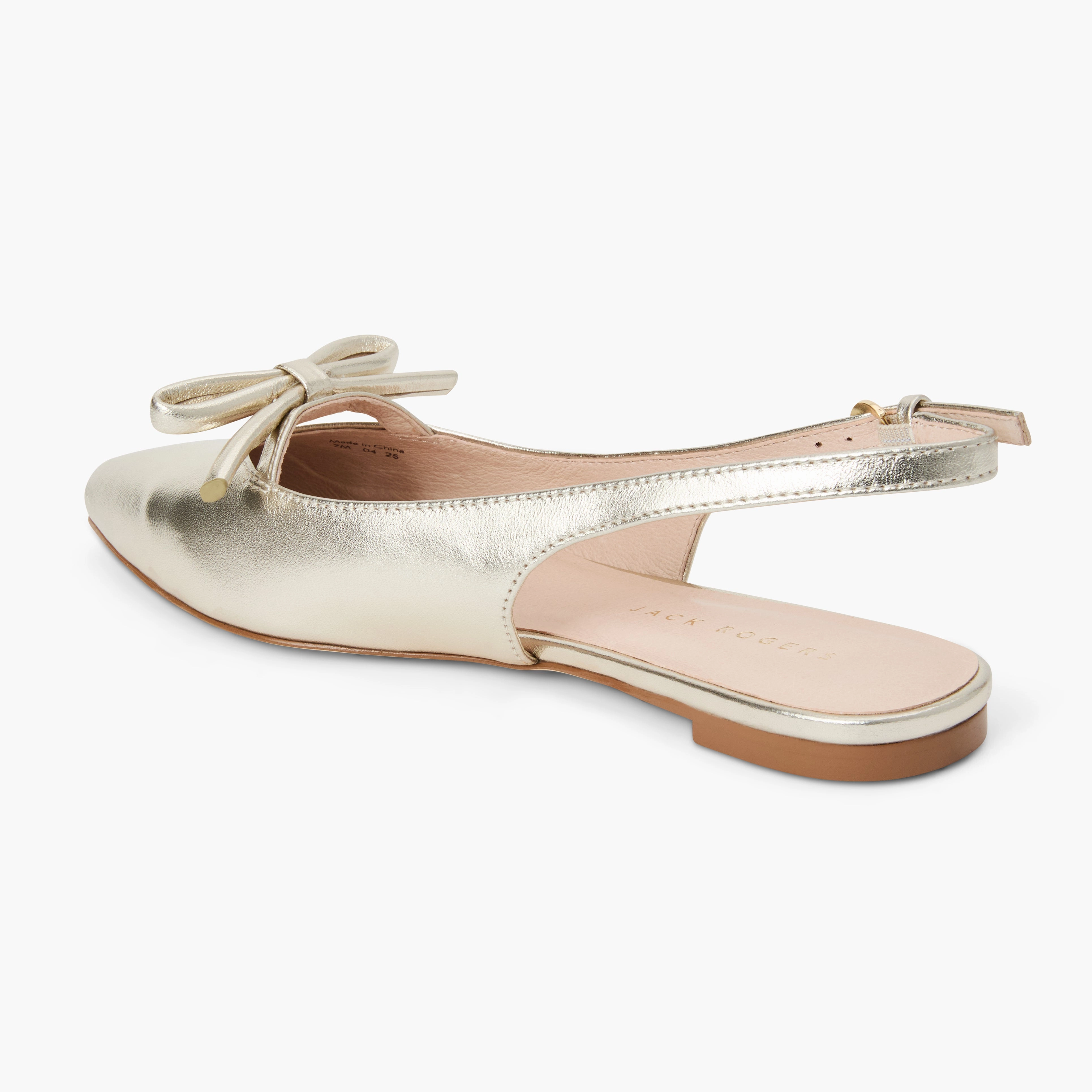 Main Street Lennox Leather Slingback Flat