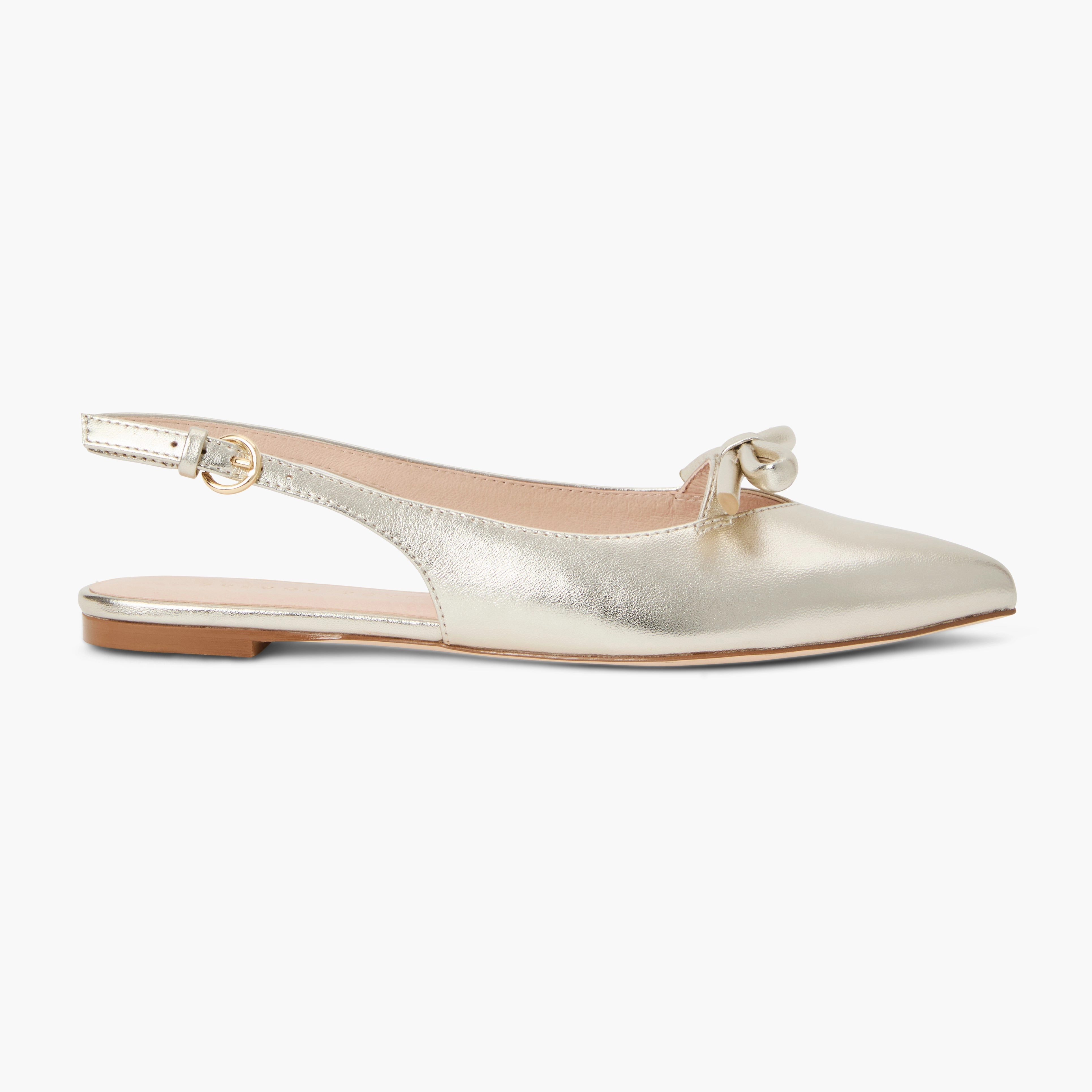 Trail Mood Lennox Leather Slingback Flat