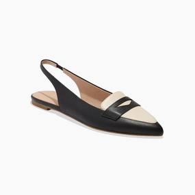 Bridge Step Perfect Walk Pennie Leather Slingback Ballet Flat