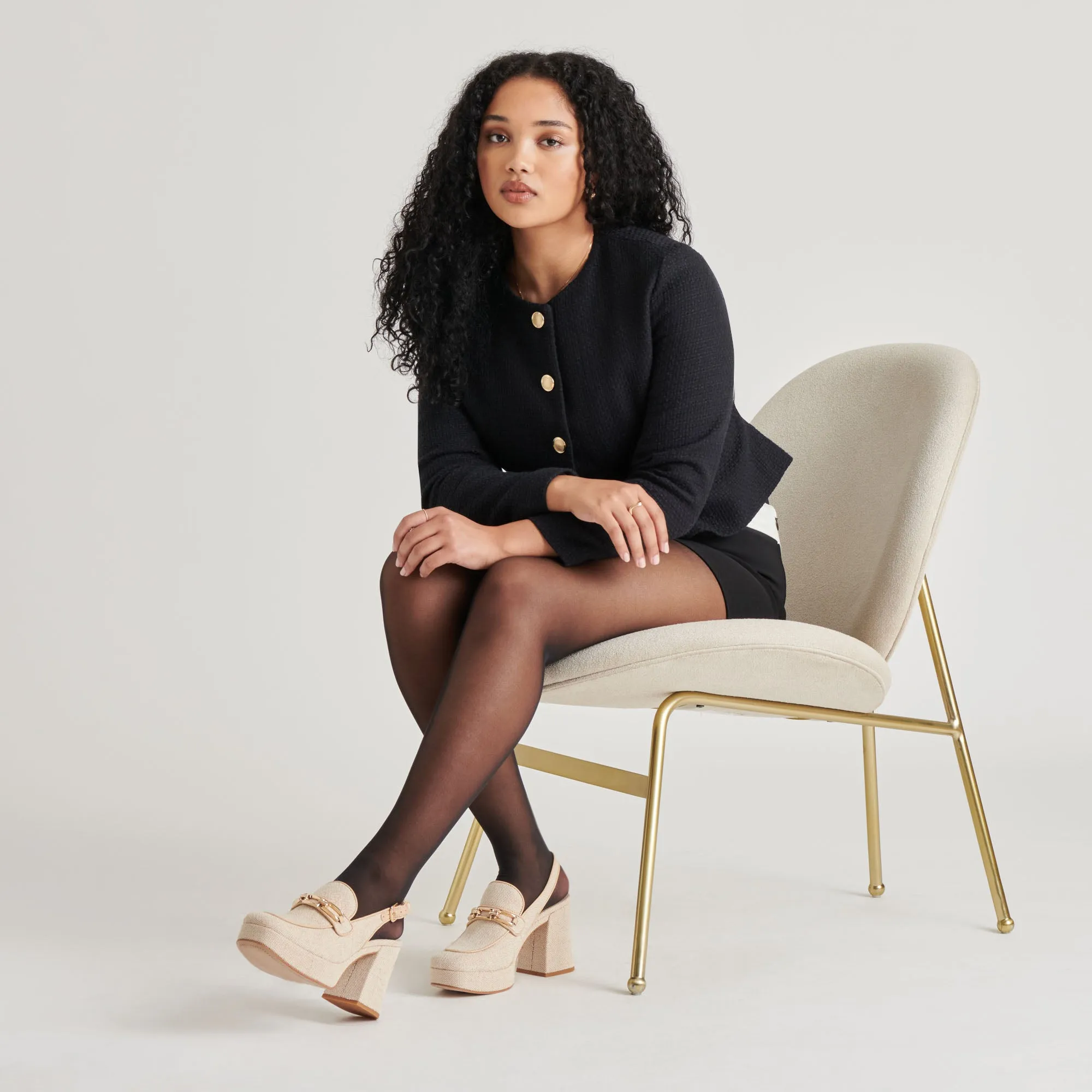 SIRUS HEELS SANDSTONE WOVEN Wedding guest