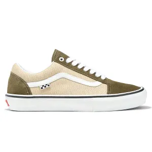 Skate Old Skool (Dark Olive/White)