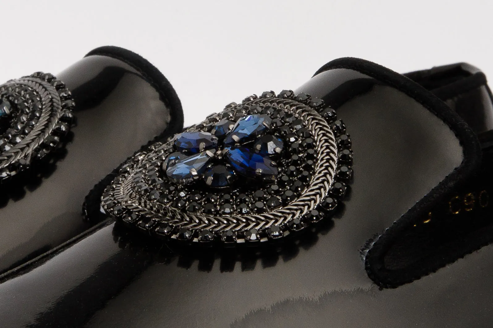 Premium Footwear The Pombe Black Patent Leather Dress Slip-on Loafer Men  Shoe