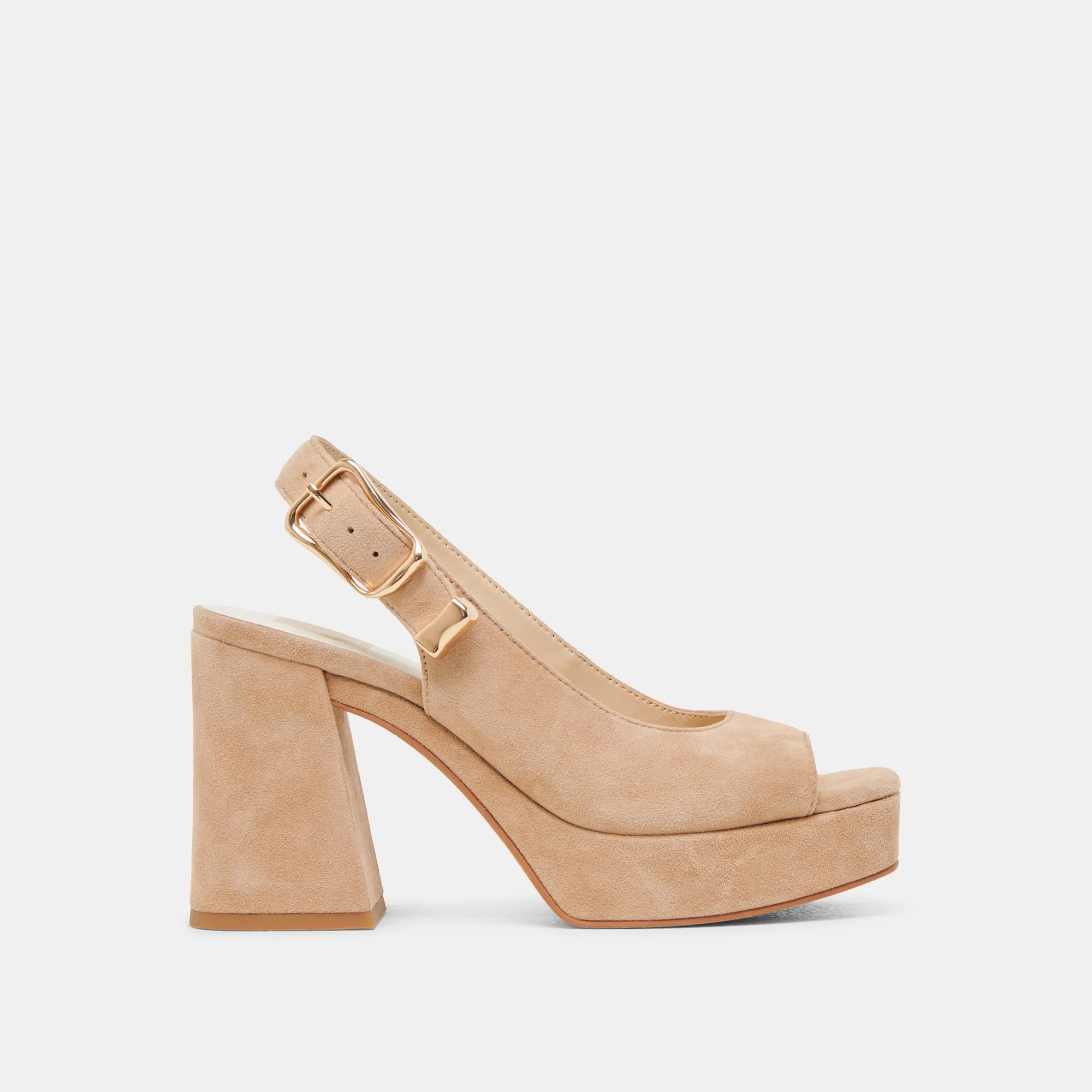 FLORES HEELS BAMBOO SUEDE Resort Spark