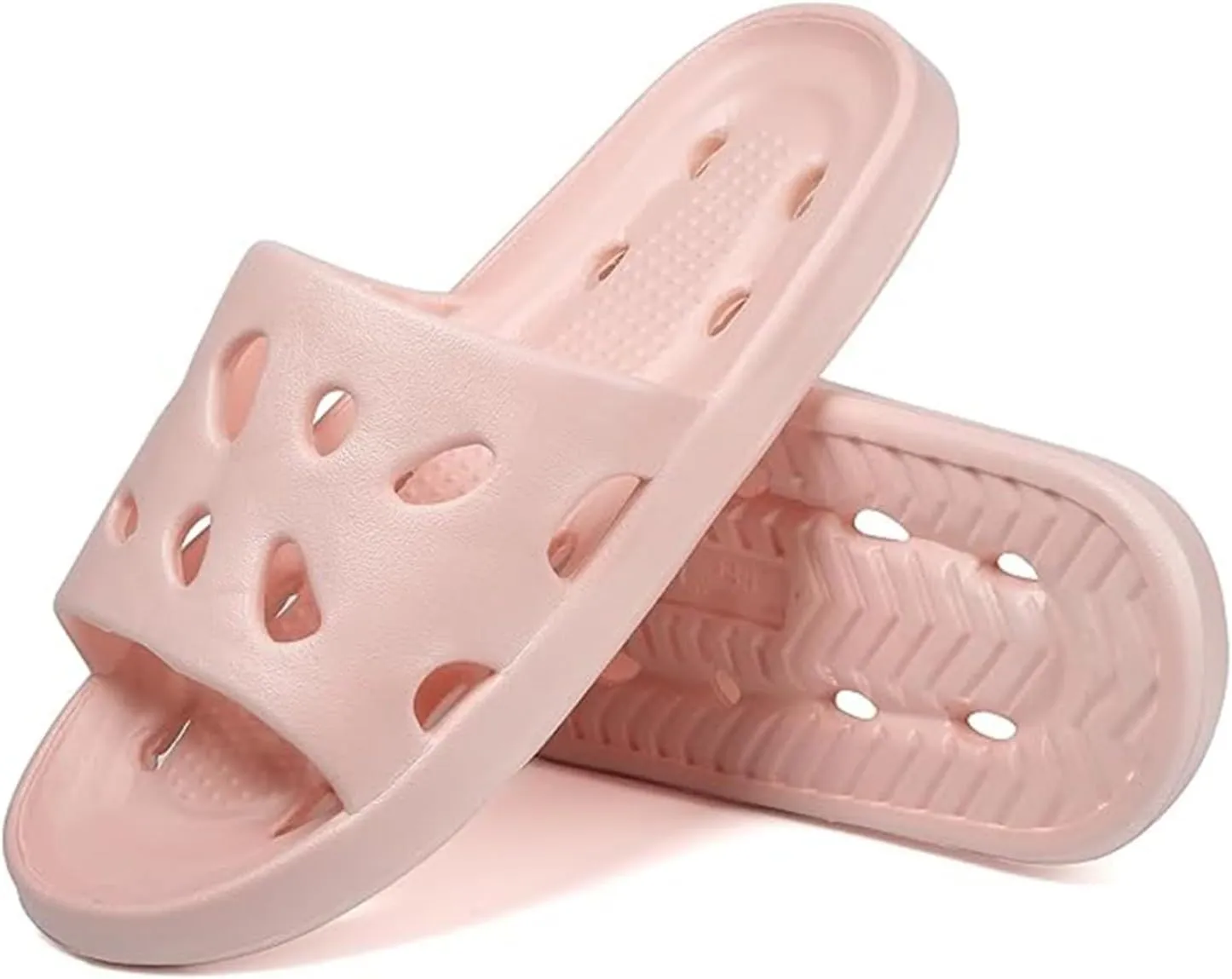 Slides for Men Shower Shoes Women Mens Slippers Womens Slides Bathroom Non Slip Indoor Outdoor Slippers