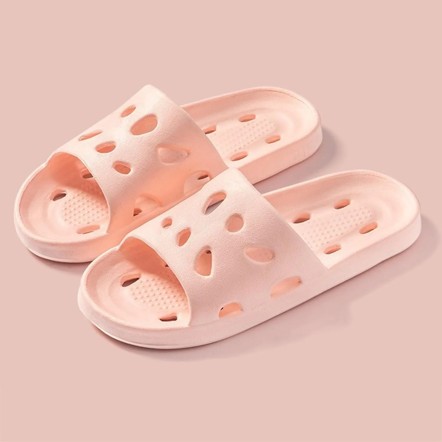 Slides for Men Shower Shoes Women Mens Slippers Womens Slides Bathroom Non Slip Indoor Outdoor Slippers