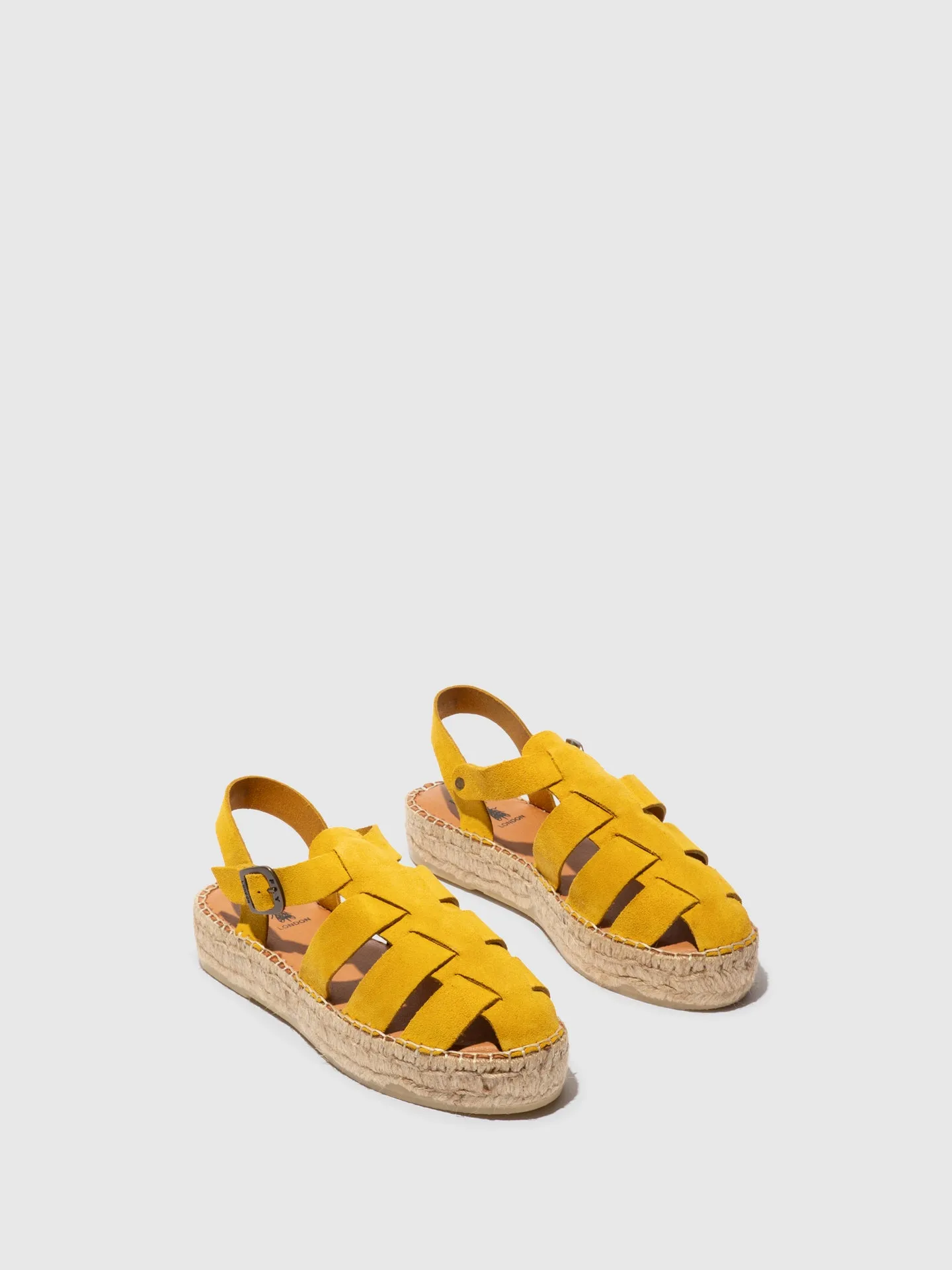 Sling-Back Espadrilles PAWI524FLY SUEDE YELLOW