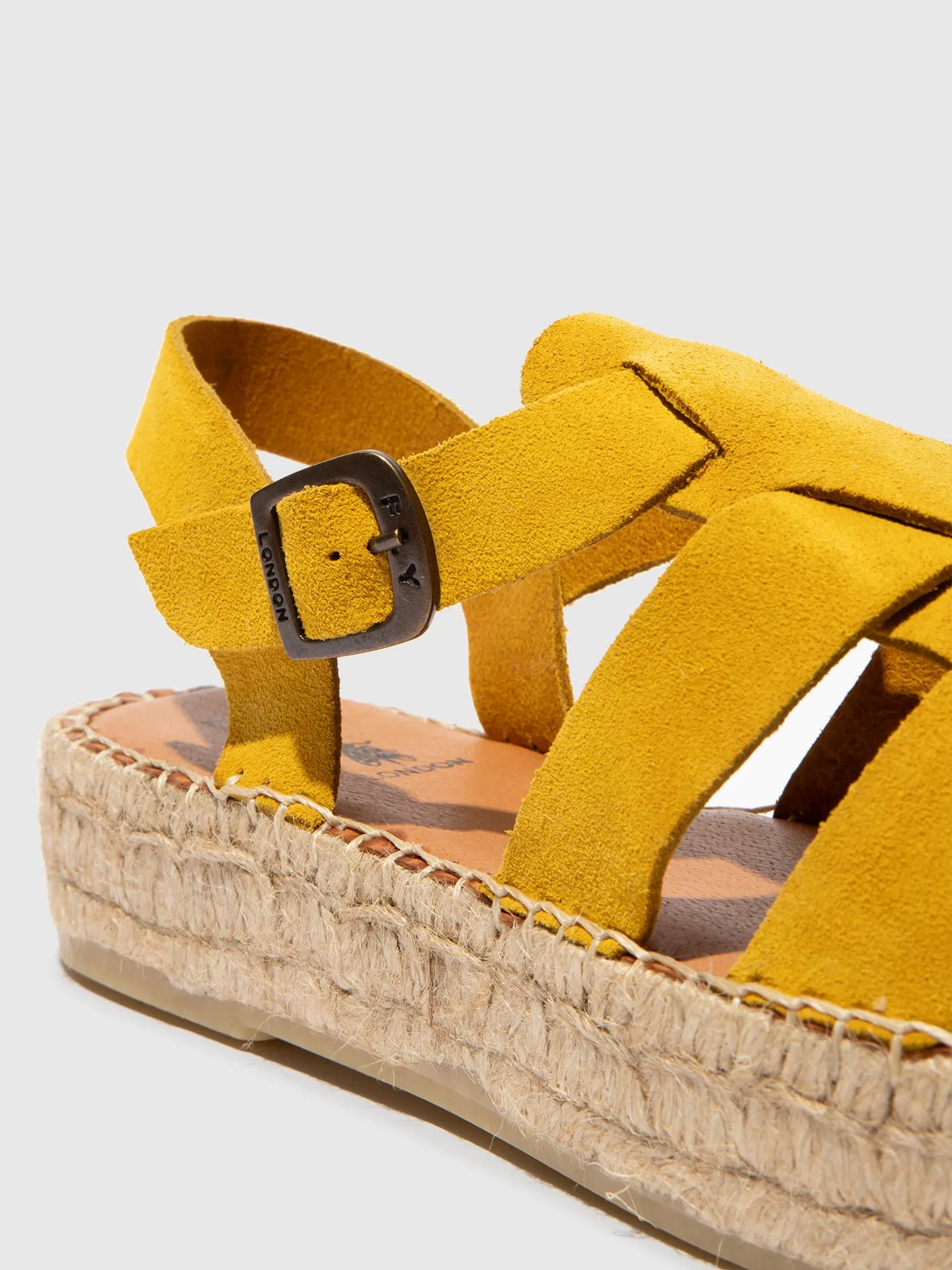 Sling-Back Espadrilles PAWI524FLY SUEDE YELLOW
