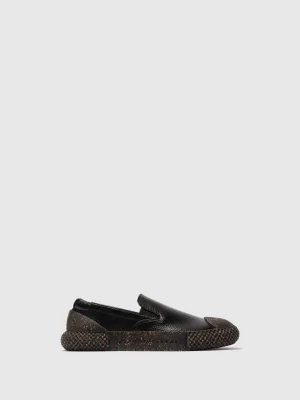 Slip-on Espadrilles TURF BLACK LEATHER