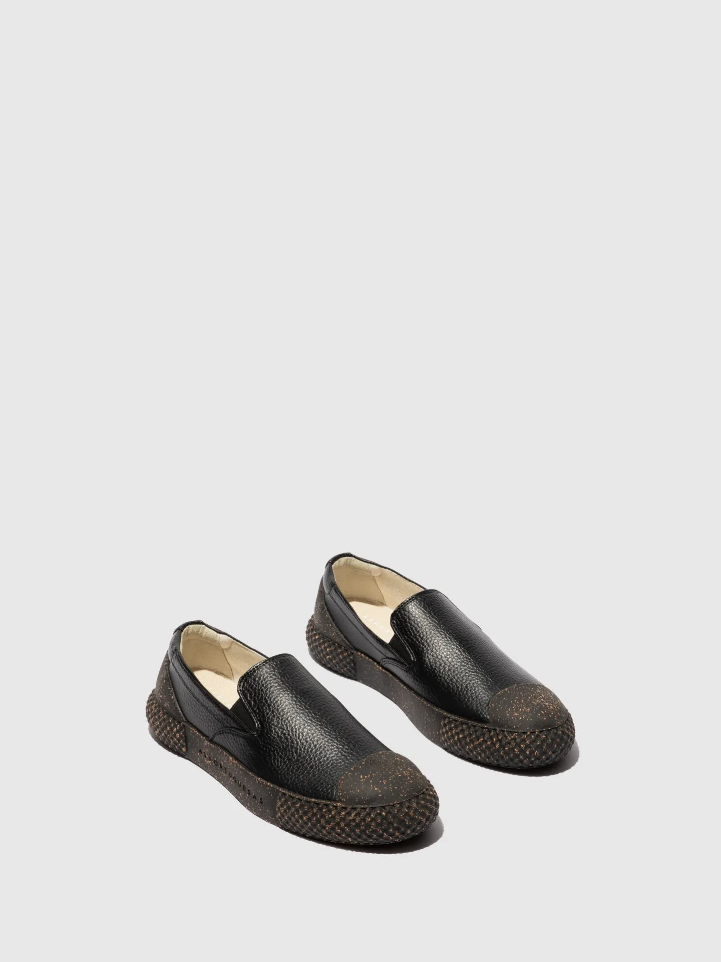 Slip-on Espadrilles TURF BLACK LEATHER