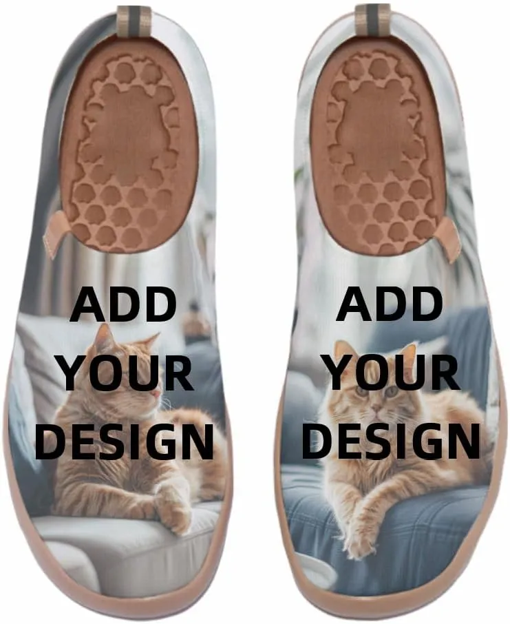 Slip On Loafers for Women Art Painted Knit Casual Shoes Lightweight Comfort Travel Sneaker