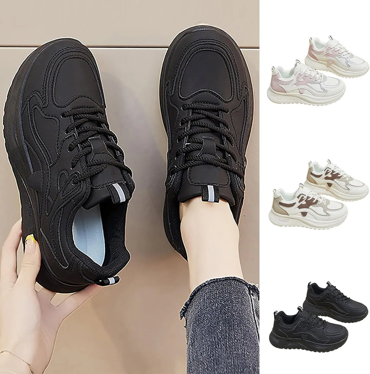 Slip On Sneakers Women Walking Shoes Tennis Gym Sneakers Comfortable Athletic Running Shoe Arch Support Casual Shoes