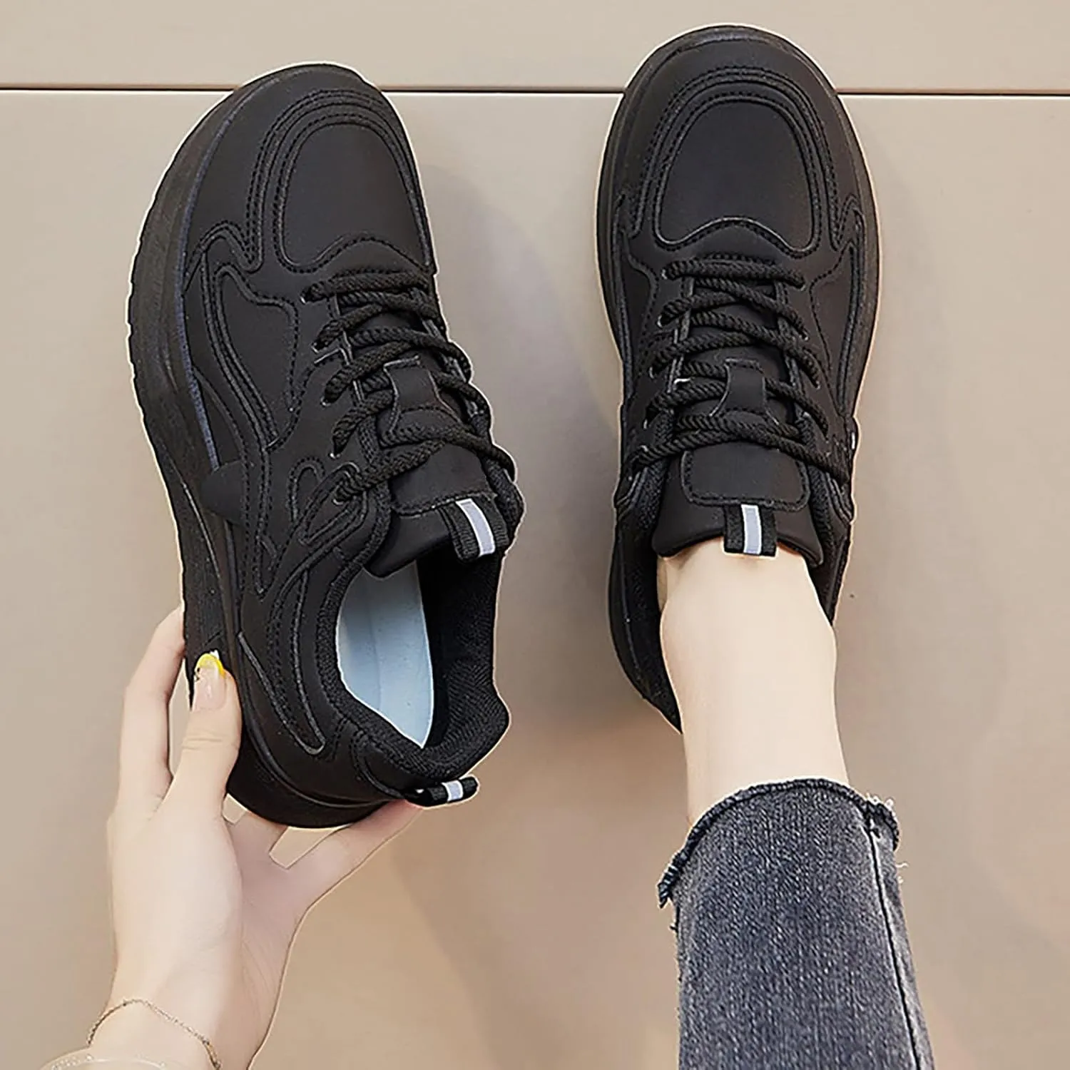 Slip On Sneakers Women Walking Shoes Tennis Gym Sneakers Comfortable Athletic Running Shoe Arch Support Casual Shoes