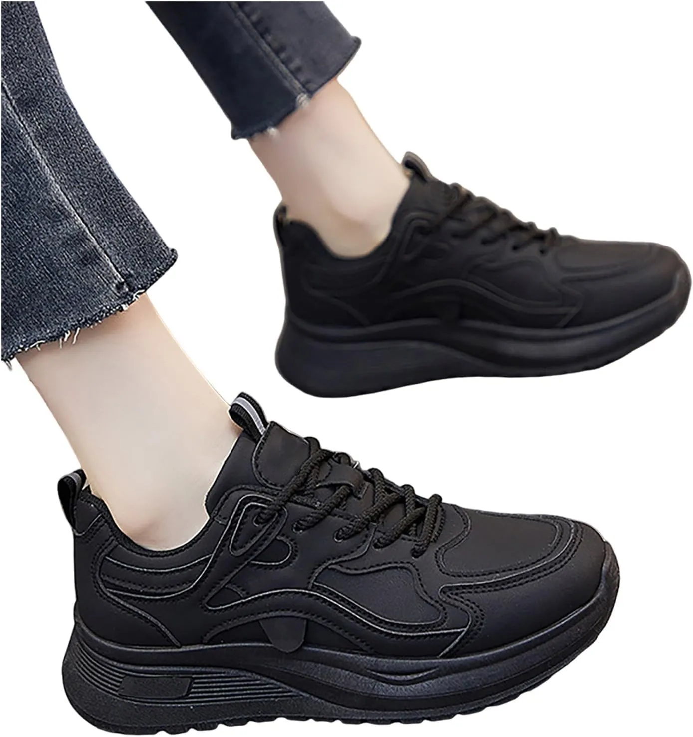 Slip On Sneakers Women Walking Shoes Tennis Gym Sneakers Comfortable Athletic Running Shoe Arch Support Casual Shoes