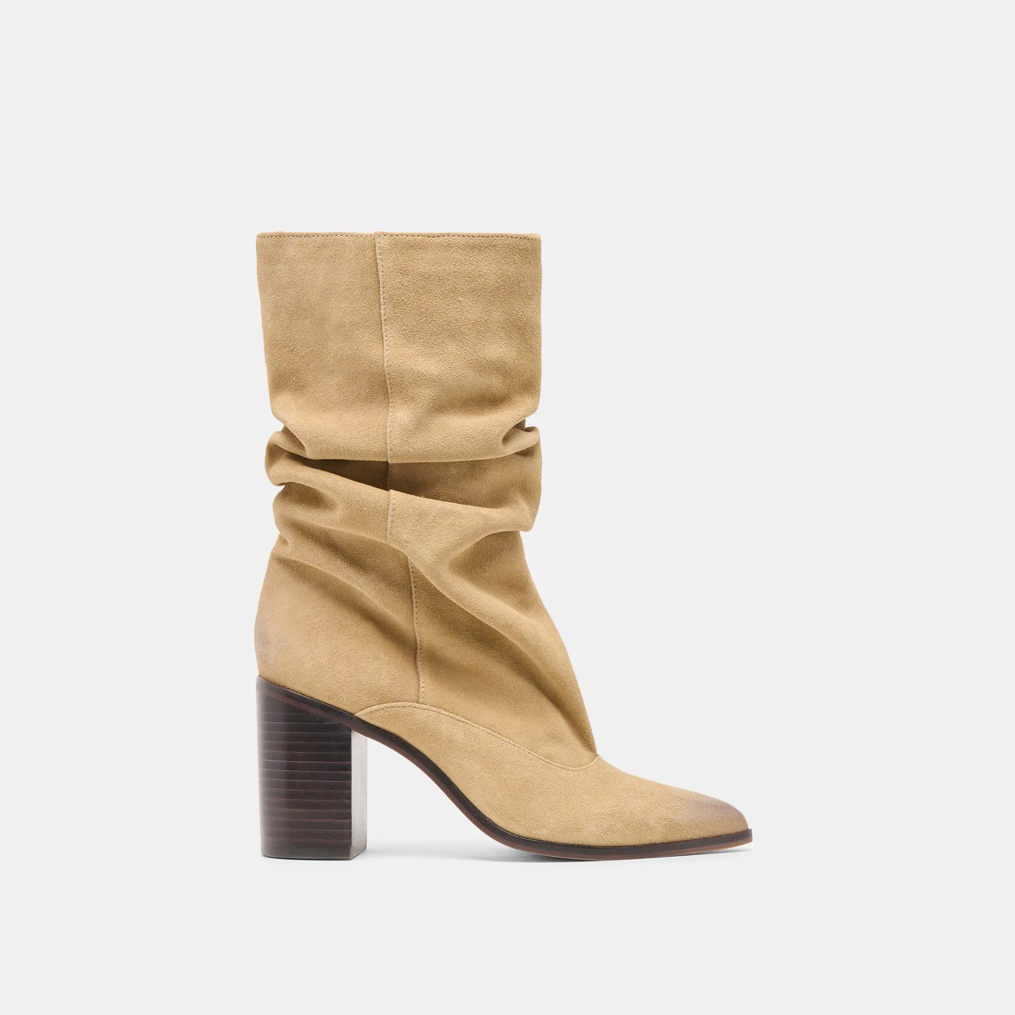 TALINA BOOTS DK TAUPE SUEDE Flexible Material