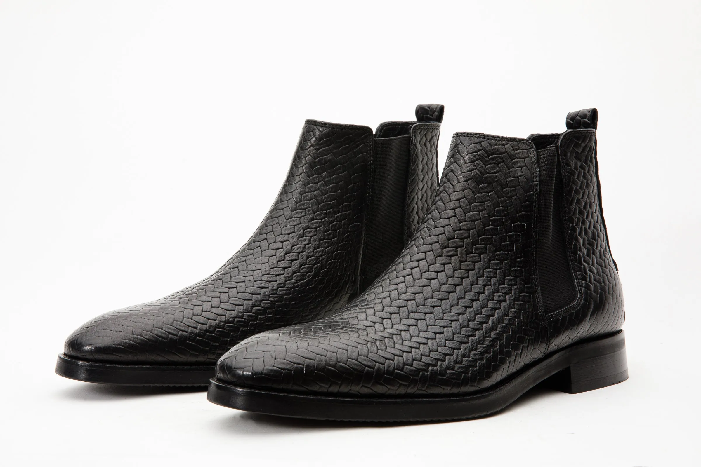 The Oslo Black Leather Chelsea Men Boot Weekend Wear Comfortable Upper