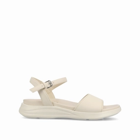 JAYLEE BUCKLE SANDALS IN VEGAN LEATHER Comfortable all-day wear