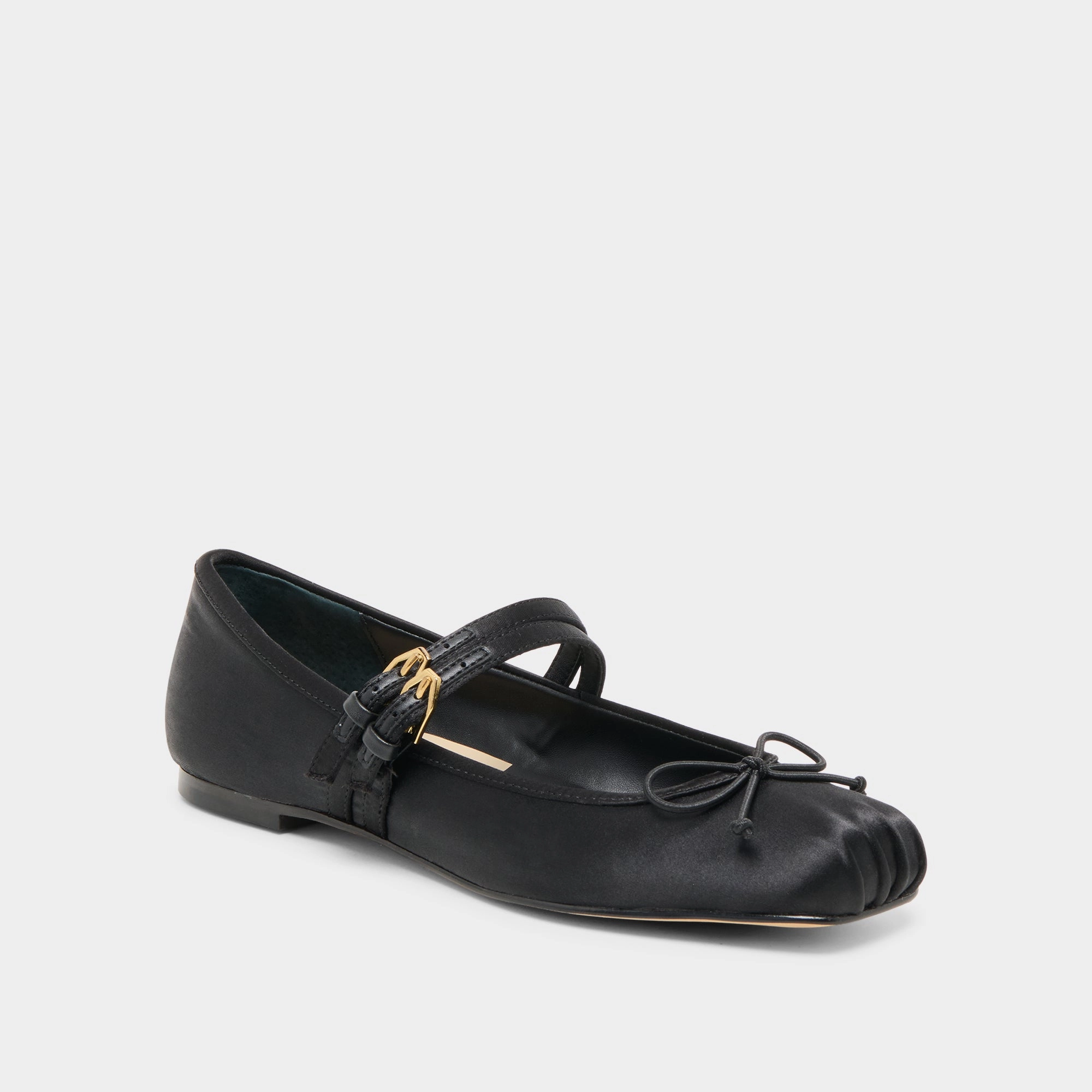 Bloom Mood Side Walk GIBSEN BALLET FLATS ONYX SATIN