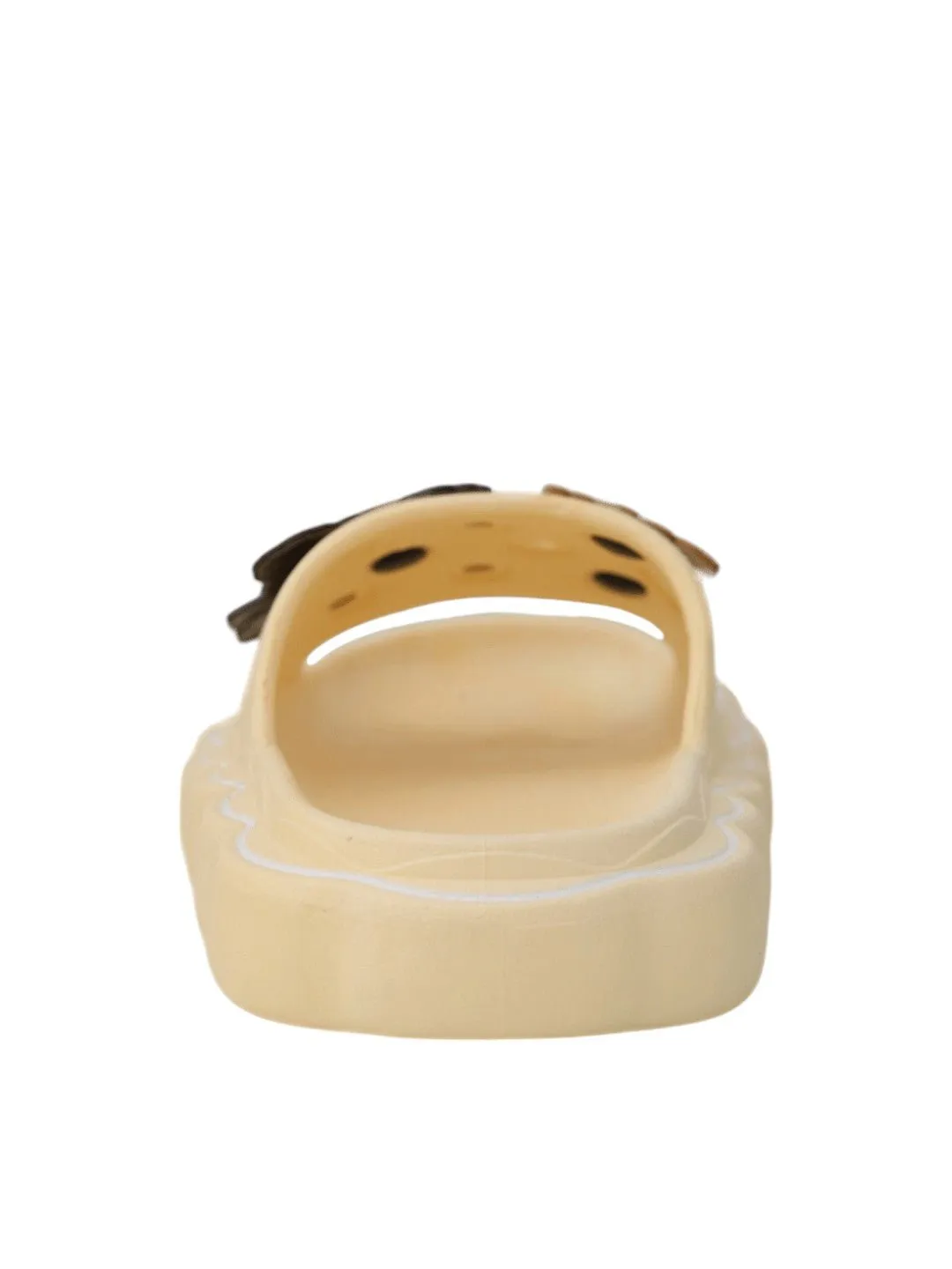 Snuggly Baby Bear Beige Slides - Tiny Toes' Cozy Companion
