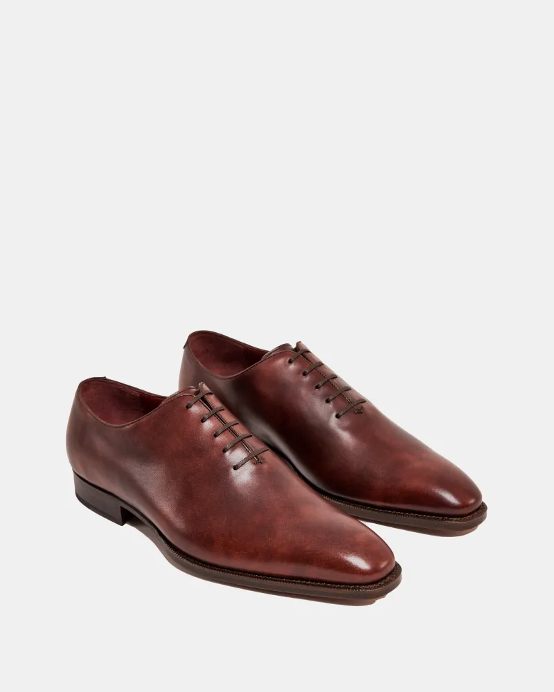Museum Cognac Wholecut Oxford Dress Shoe Low Maintenance