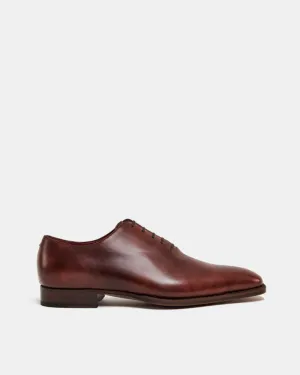 Cushioned Footbed Museum Cognac Wholecut Oxford Dress Shoe