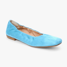 Moon Glow City Chill Santa Maria Italian Suede Ballet Flat