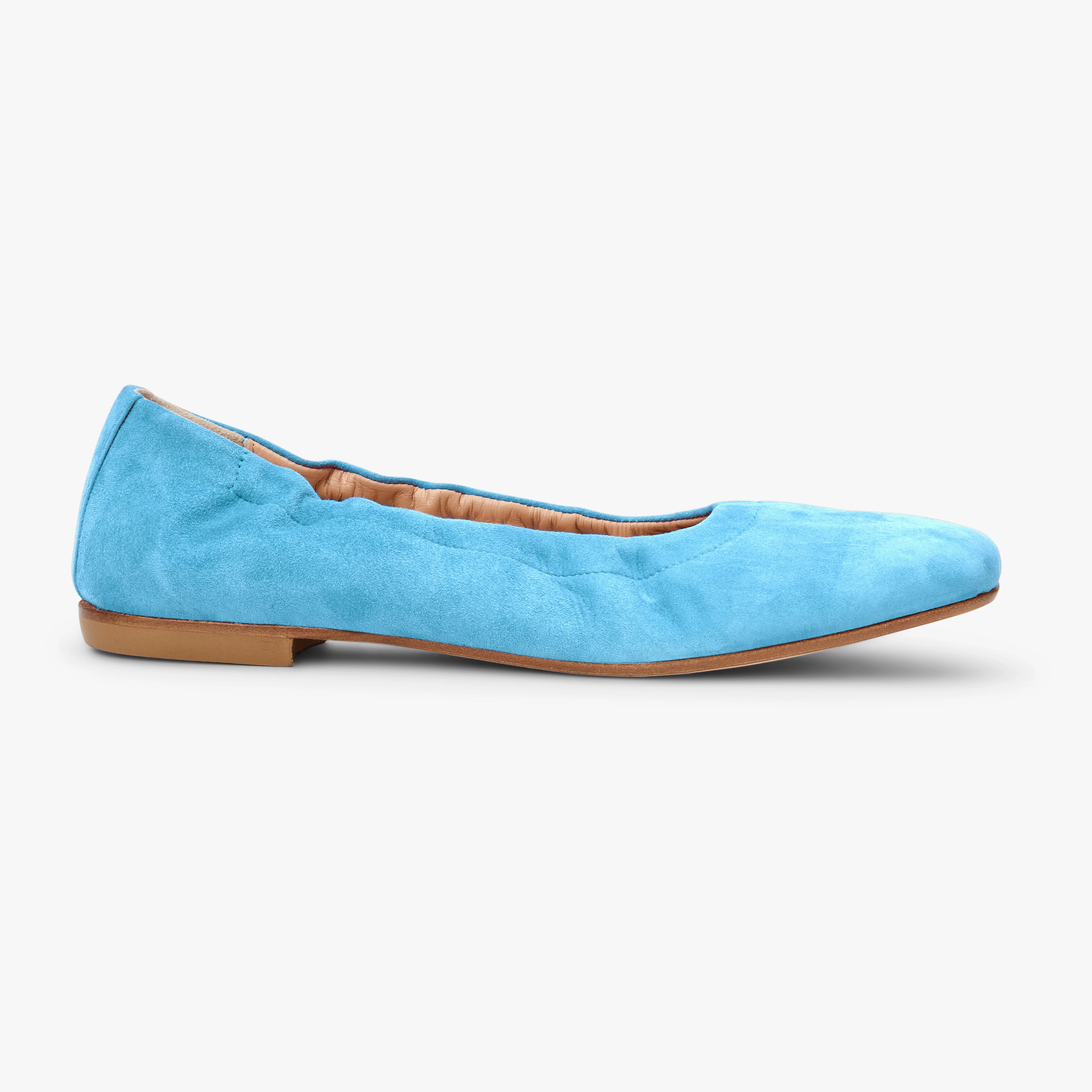 Happy Walk Santa Maria Italian Suede Ballet Flat