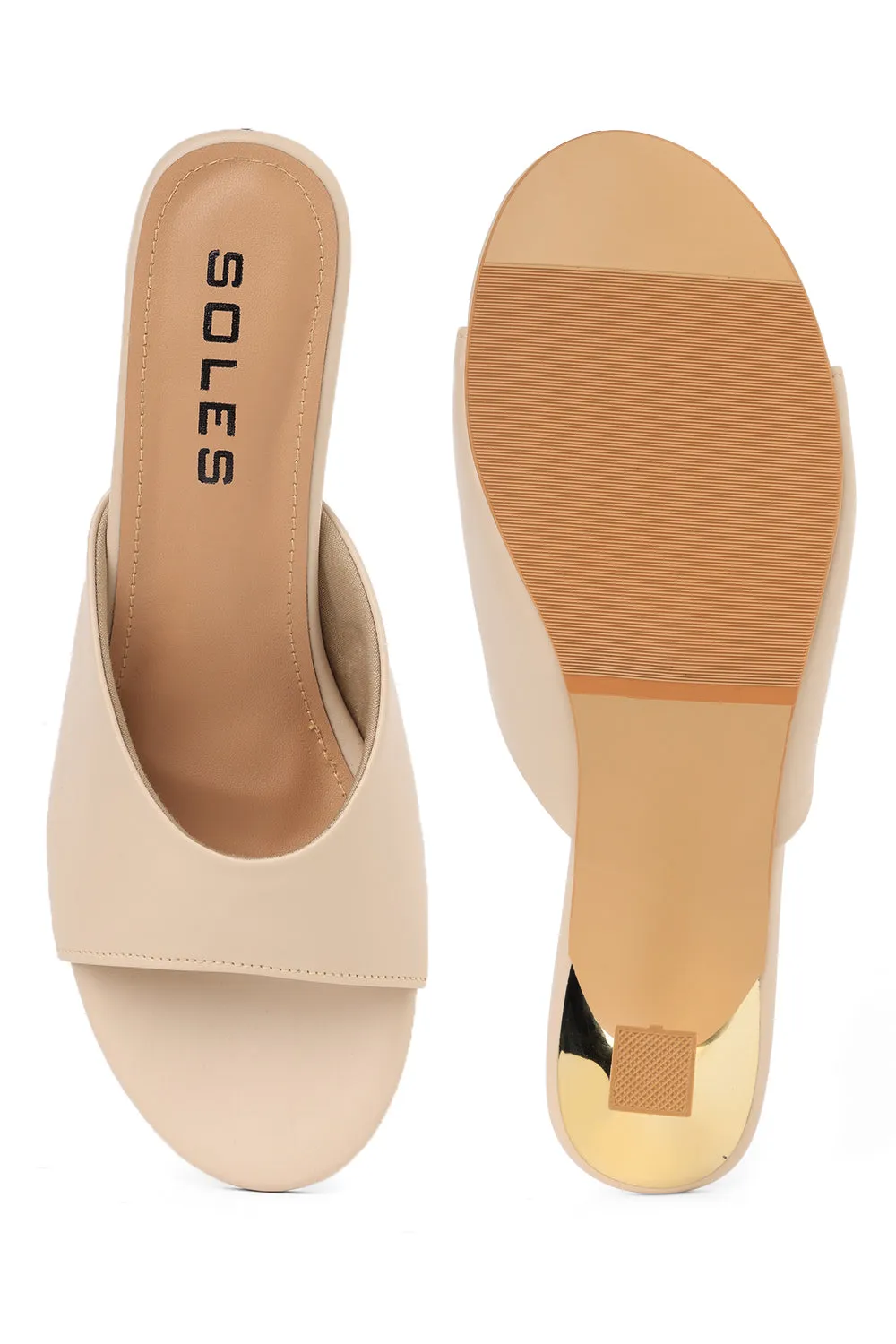SOLES Metalic Heels