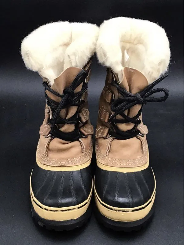 Sorel Women's Brown Black Snow Boots - Size 6