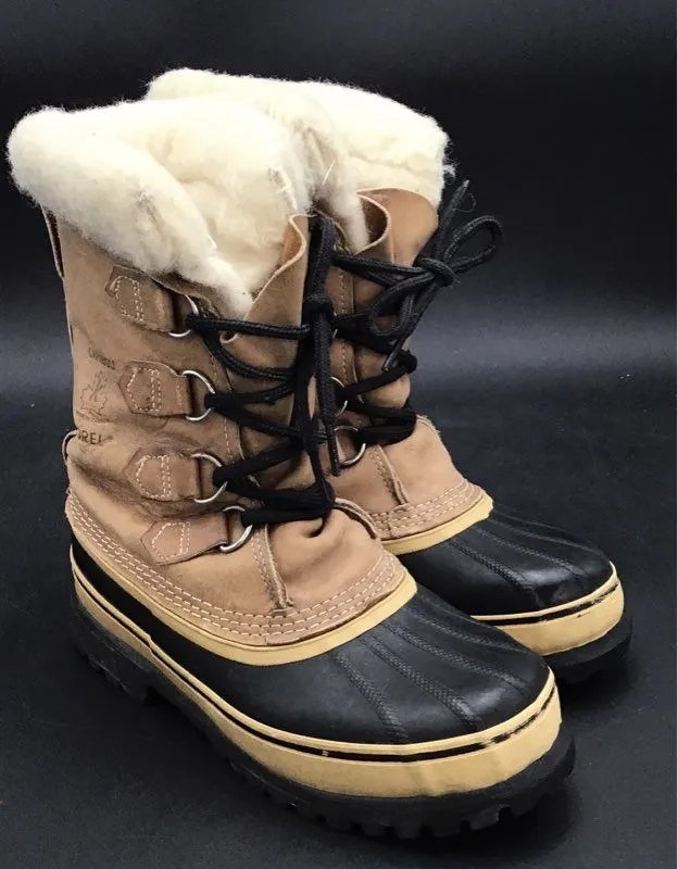 Sorel Women's Brown Black Snow Boots - Size 6