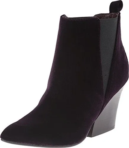 Soul 36 Fairmont Mens Charcoal Dark Blue Elegant Pull On Dress Suede Ankle Boots