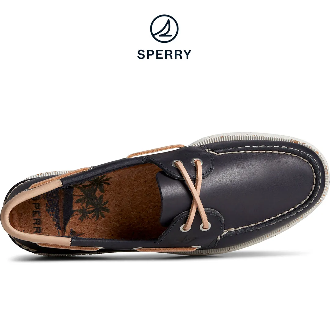 Sperry Men's Authentic Original™ Vegetable Re-Tanned Leather Boat Shoe Navy (STS25187)