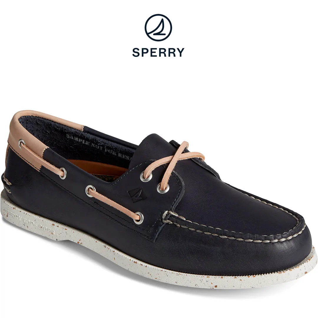Sperry Men's Authentic Original™ Vegetable Re-Tanned Leather Boat Shoe Navy (STS25187)