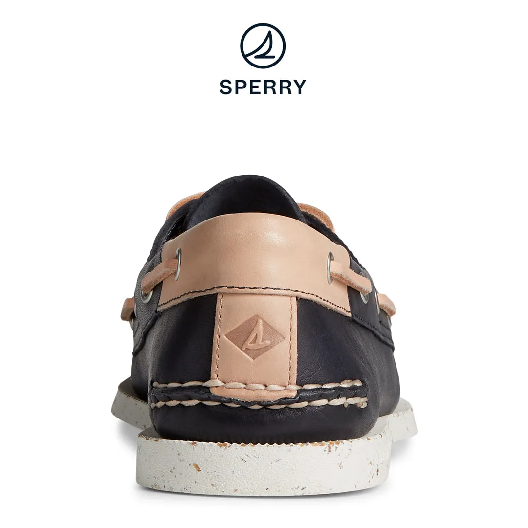 Sperry Men's Authentic Original™ Vegetable Re-Tanned Leather Boat Shoe Navy (STS25187)