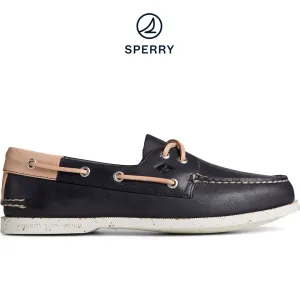 Sperry Men's Authentic Original™ Vegetable Re-Tanned Leather Boat Shoe Navy (STS25187)