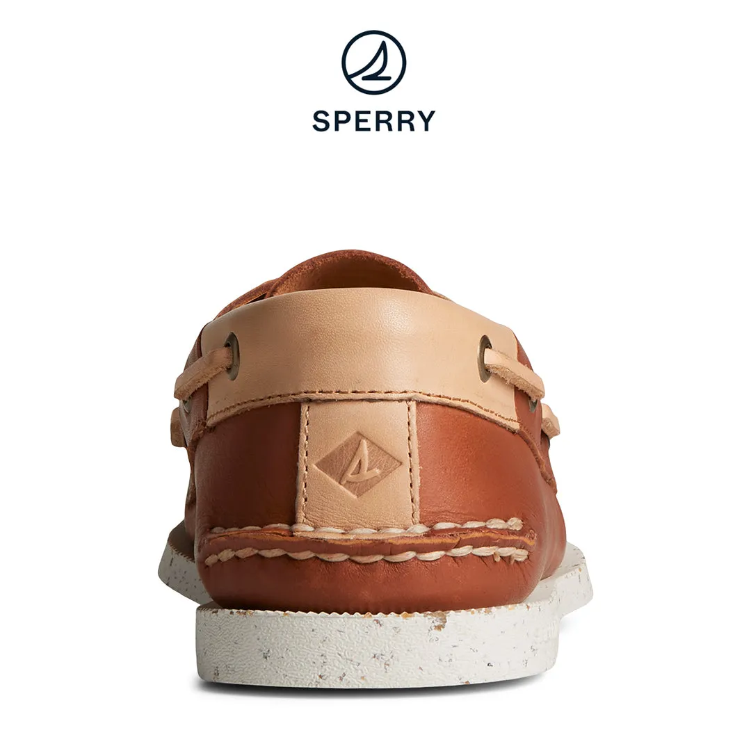 Sperry Men's Authentic Original™ Vegetable Re-Tanned Leather Boat Shoe Tan (STS24960)
