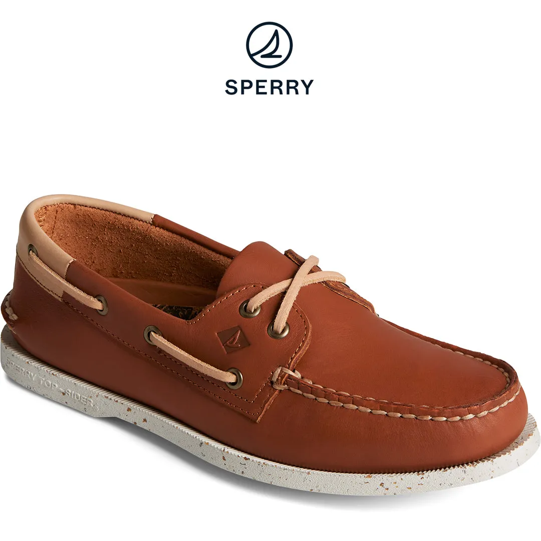 Sperry Men's Authentic Original™ Vegetable Re-Tanned Leather Boat Shoe Tan (STS24960)