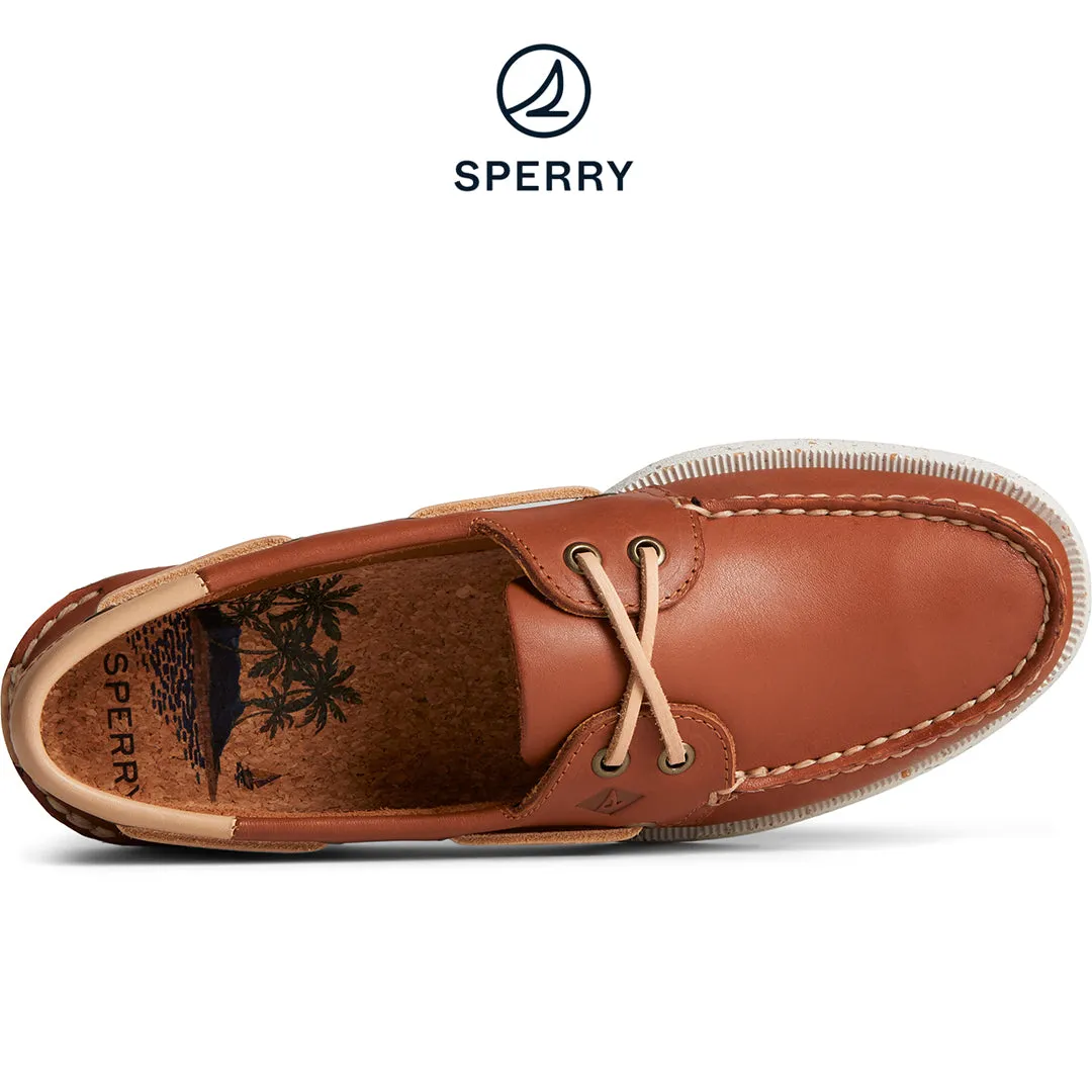 Sperry Men's Authentic Original™ Vegetable Re-Tanned Leather Boat Shoe Tan (STS24960)