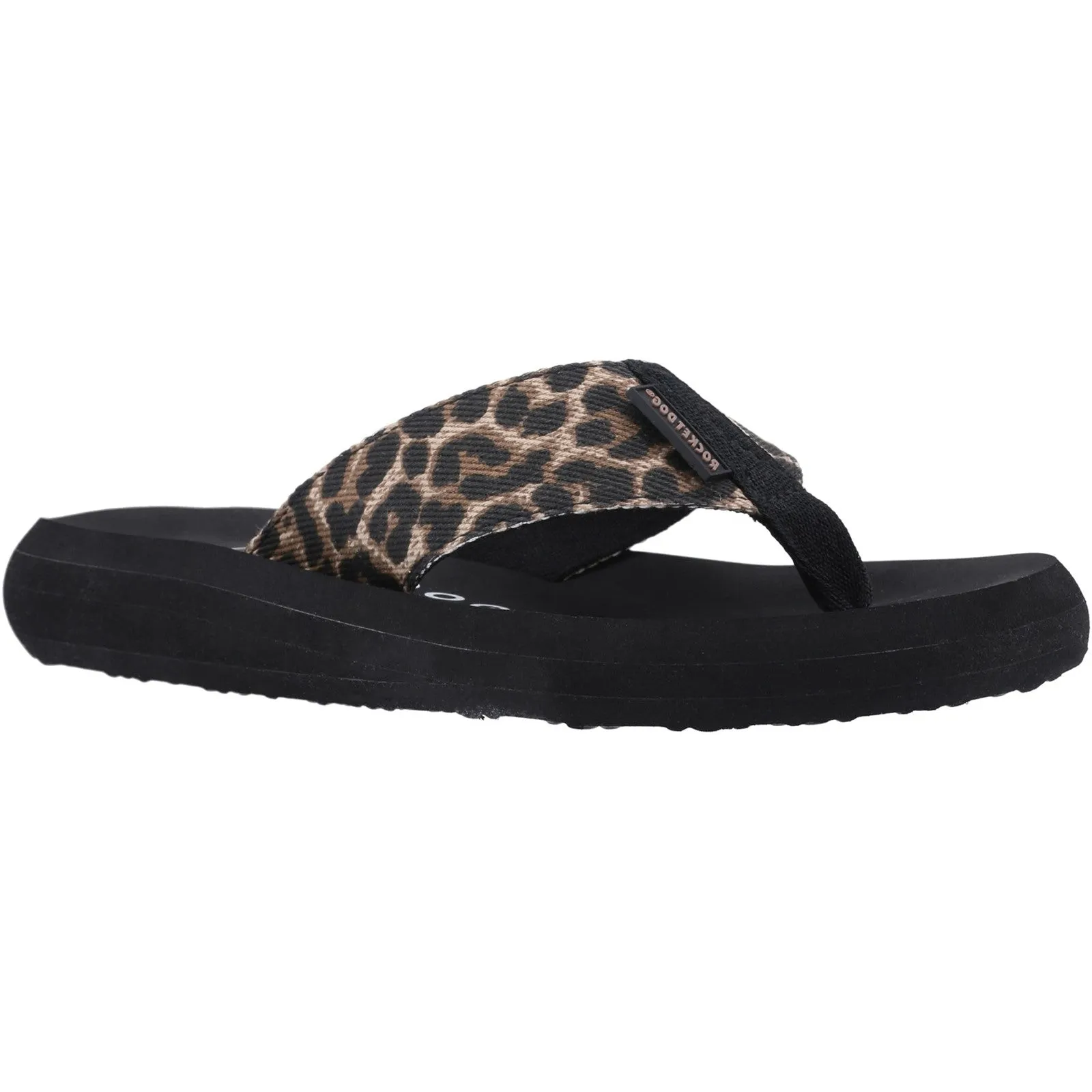 Spotlight Tampa Leopard Print Flip-Flops for Women Stylish & Comfortable EVA Platform Sandals Perfect Summer Footwear with Animal Print Straps