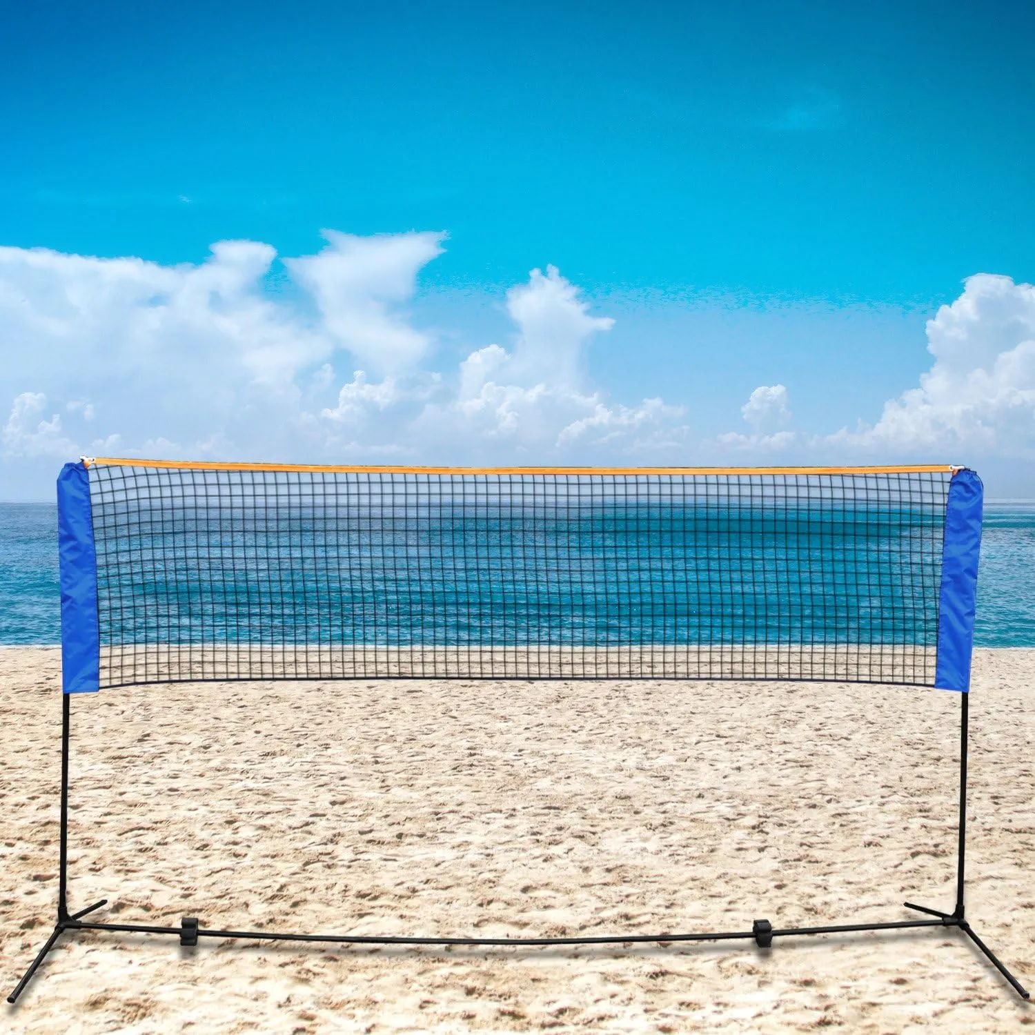 SPPHONEIX Portable Volleyball Badminton Tennis Net With Frame